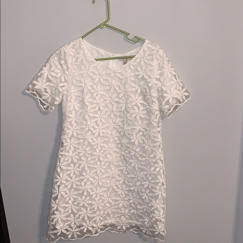 White flower dress